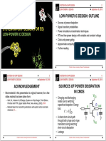 Low-Power Ic Design: Outline: System-On-Chip Design (For Es)