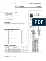 Isc N-Channel MOSFET Transistor IRF640: INCHANGE Semiconductor Product Specification