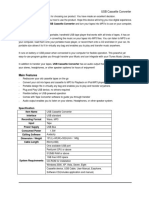 USB Cassette Converter Manual PDF