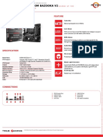 Msi b450m Bazooka v2 Datasheet