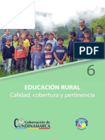 Arte Cartilla Educación Rural - Portada