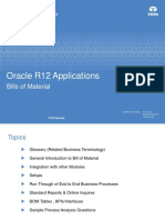 Oracle r12 Applications BOM