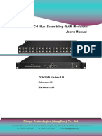 MSM628 16 CH Mux-Scrambling QAM Modulator User Manual