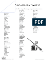 Spiderwick Vocabulary1 PDF