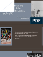 A Selected Political and Social History of The Modern Olympic Games, (1948-1968)