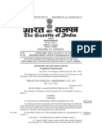 The Motor Vehicles (Amendment) Act, 2019