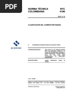 NTC 4196 - Clasificacion Del Carbón Por Rango