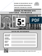 Lectura 5° Grado