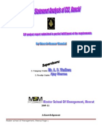 Financial Statement Analysis of CCL