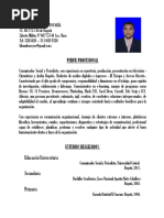 HOJA DE VIDA - PERIODISTA Leandro Reyes PDF