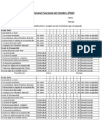 Cuestionario Funcional de Hombro 