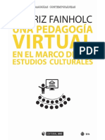 Una Pedagogía Virtual en El Marco de Los Estudios Culturales - Beatriz Fainholc