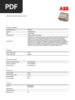 2CCS894001R0164 s804n c16 High Performance MCB