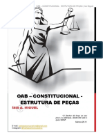 Direito Constitucional - Oab 2 Fase - Estrutura de Peças