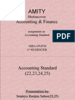 Amity: Accounting & Finance