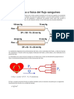 Hemodinámica o Física Del Flujo Sanguíneo