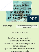 Humanizacion de Personas en Situacion de Discapacidad