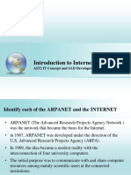 Introduction To Internet: AIT2 IT Concept and SAD Development