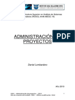 Administración de Proyectos