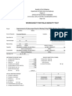 Field Density Test