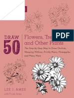 Draw 50 Flowers, Trees, and Other Plants The Step-By-Step Way To Draw Orchids, Weeping Willows