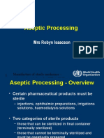 Aseptic Processing: Mrs Robyn Isaacson