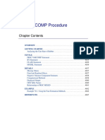 The VARCOMP Procedure: Chapter Contents