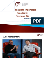 Procesos para Ingenieria - Semana 16 (Unidad 4)