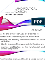 Social and Political Stratification