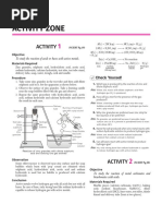 Acids, Bases and Salts Activities Class 10 Cbse