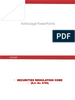 ArinoLegal PowerPoints Securities Regulation Ver2019Aug03