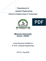 MZU Computer Engineering Syllabus