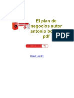 El Plan de Negocios Autor Antonio Borello PDF