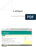 SAIL E-Abhigyan Introduction and Help File