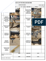 11 - Drilling Machine Checklist