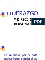 Liderazgo y Dirección de Personal