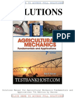 Solution For Agricultural Mechanics Fundamentals and Applications 7th Edition by Herren