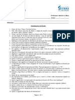 Questionario de Pentateuco II 