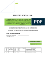 ETS LP RP 24 Recloser Interruptor - De.recierre - Automatico PDF