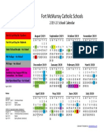 2019 20 School Calendar