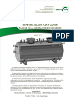 Tanque de Alimentación de Calderas