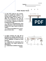 Primer Examen Parcial: C A B. Utilizando El Método de Área