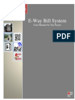 E-Way Bill System: User Manual For Tax Payers