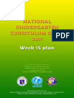 Nati Onal KI Ndergarten Curri Culum GUI DE 201 1 Week 1 5 PL An