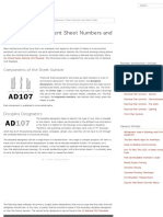 Construction Document Sheet Numbers and Sheet Order