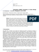 Medical Tourism Destination SWOT Analysis: A Case Study of Malaysia, Thailand, Singapore and India