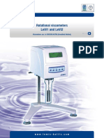 Rotational Viscometers Levi1 and Levi2: Viscometers Acc. To Iso2555/Astm (Brookfield Method)