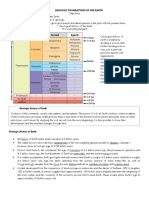 Geologic Foundations of The Earth