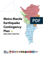 Metro Manila Earthquake Contigency Plan PDF