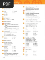 Activity Book Answer Key: Unit 1, Wake Up!